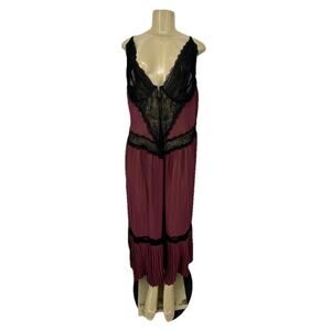 Sophie Theallet By Cacique 22/24 Plus Size Night Gown Underwired Sexy Maxi 1-7
